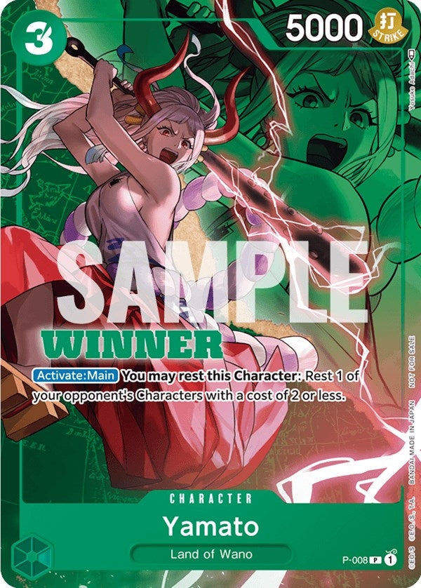 Yamato - P-008 (Winner Pack Vol. 1) (8) (OP-PR) - One Piece Card Game Single