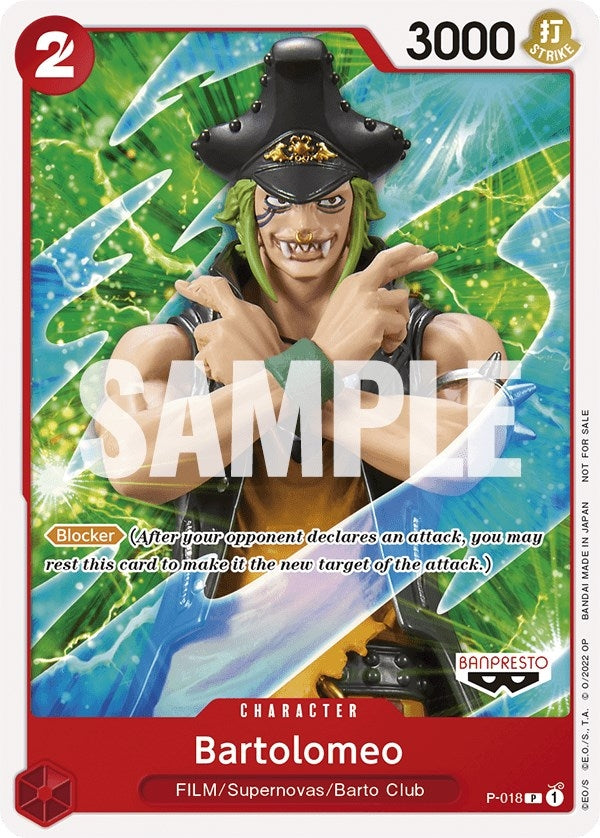 Bartolomeo (One Piece Film Red) (18) (OP-PR) - One Piece Card Game Single