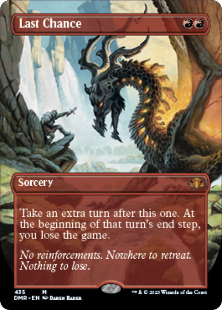 Last Chance (Borderless) (435) [DMR] - MTG Single