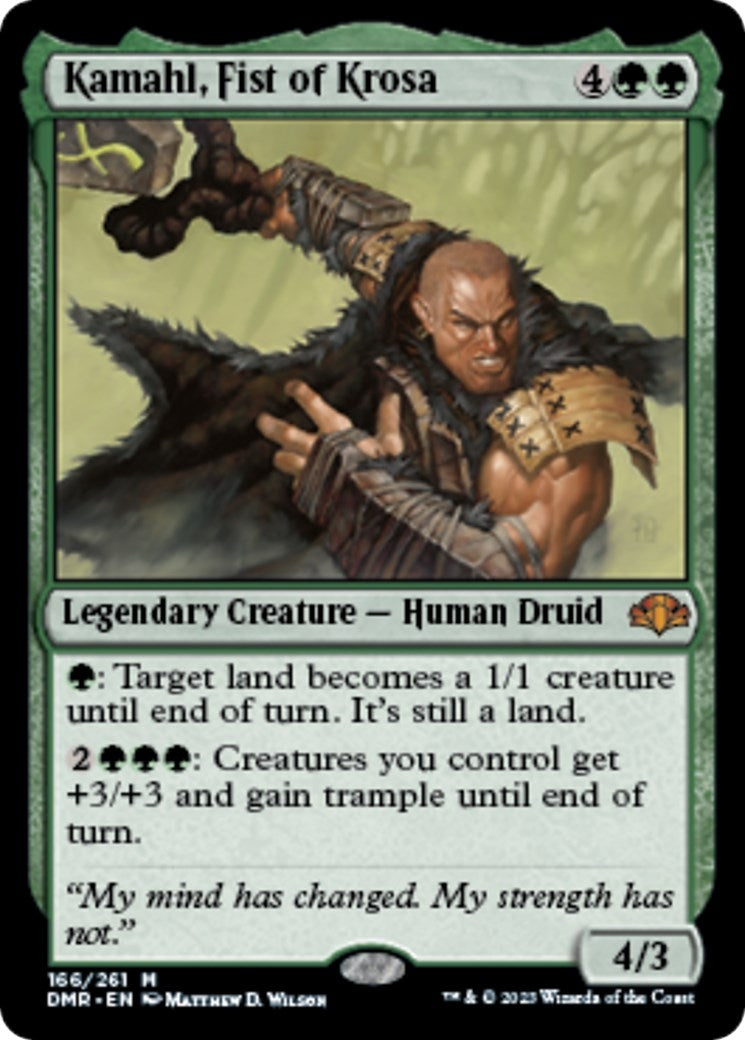 Kamahl Fist of Krosa (166) [DMR] - MTG Single