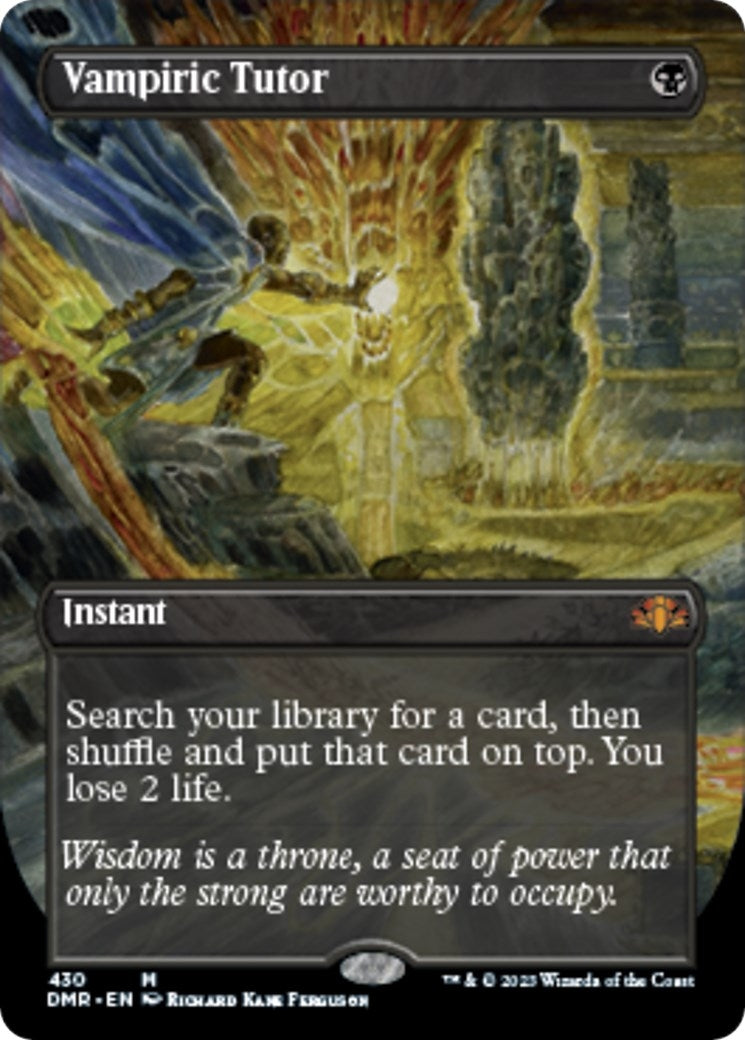 Vampiric Tutor (Borderless) (430) [DMR] - MTG Single