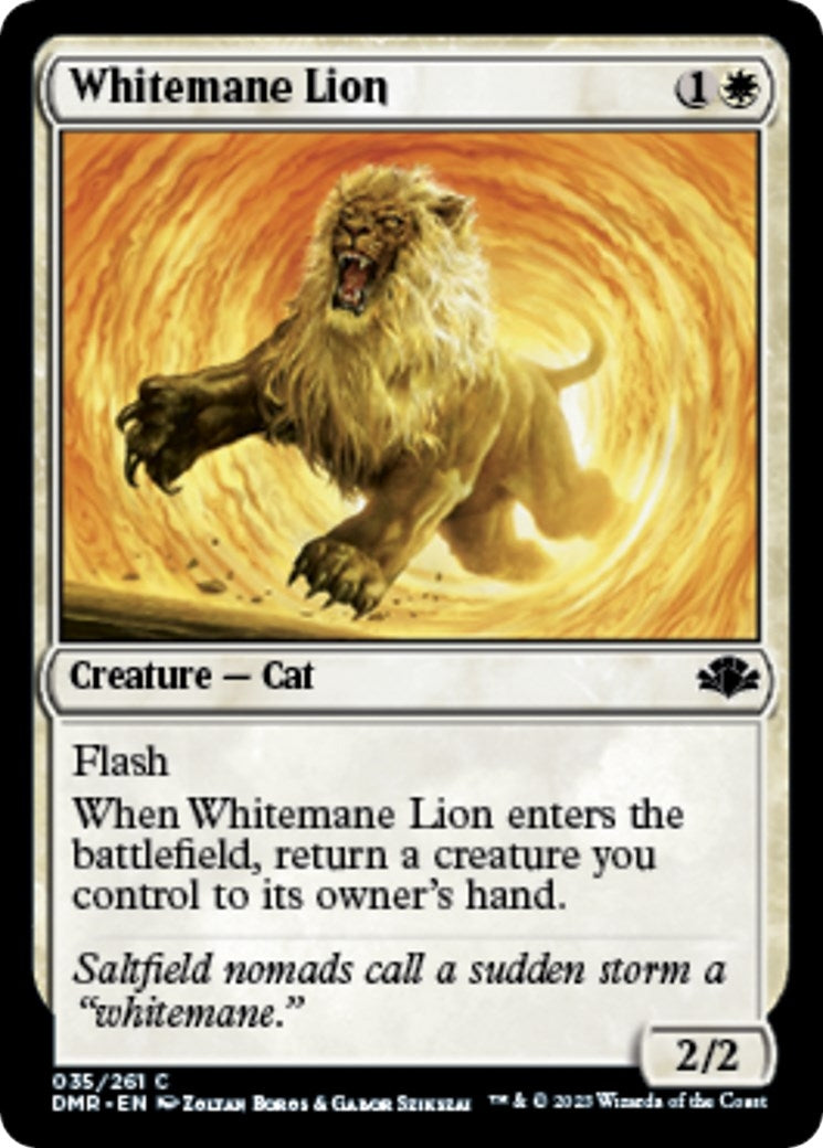 Whitemane Lion (35) [DMR] - MTG Single