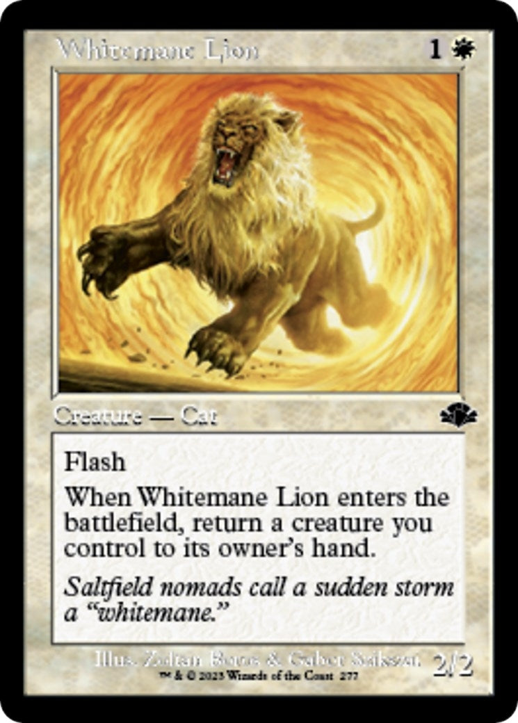Whitemane Lion (Retro Frame) (277) [DMR] - MTG Single