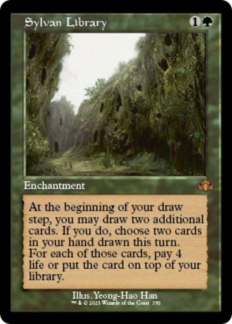 Sylvan Library (Retro Frame) (350) [DMR] - MTG Single