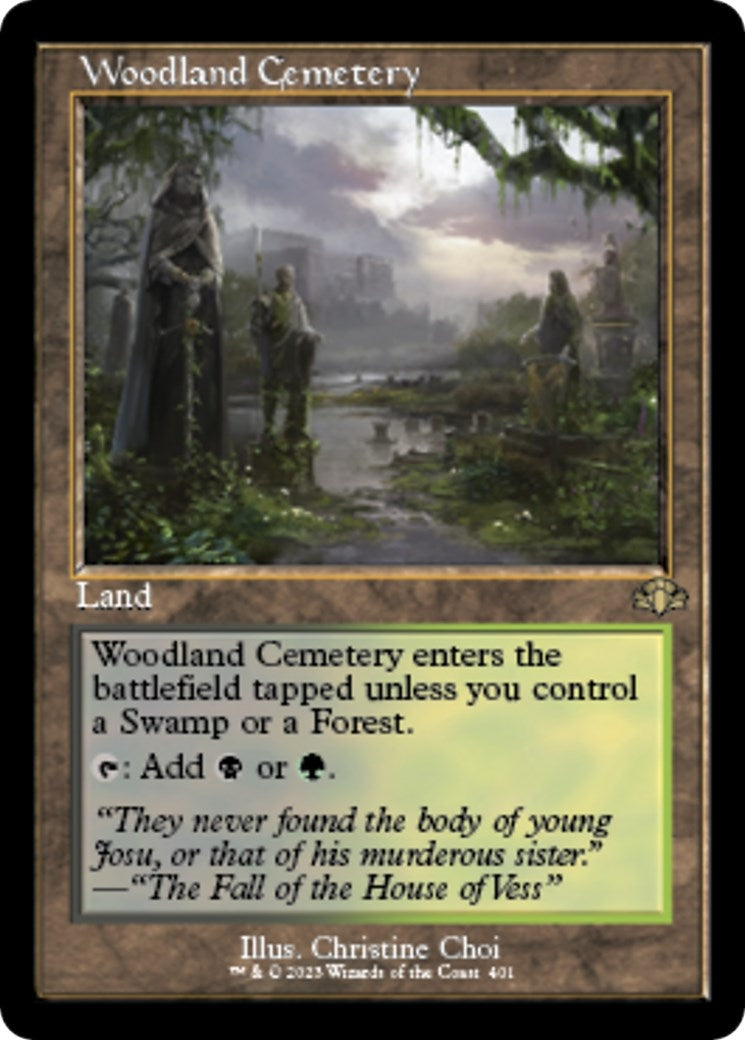 Woodland Cemetery (Retro Frame) (401) [DMR] - MTG Single