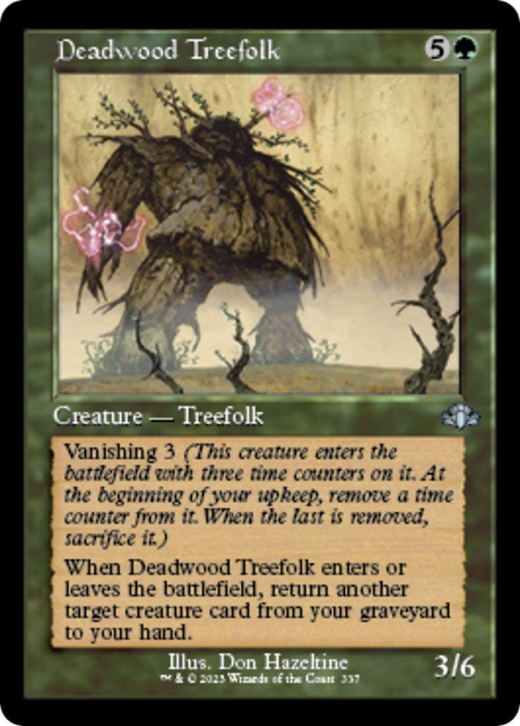Deadwood Treefolk (Retro Frame) (337) [DMR] - MTG Single