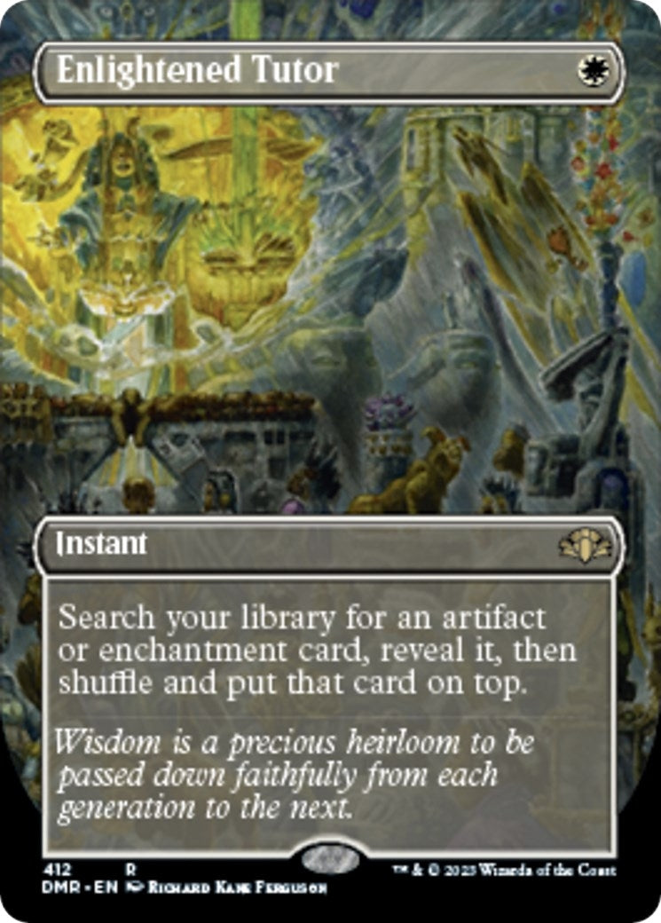 Enlightened Tutor (Borderless) (412) [DMR] - MTG Single