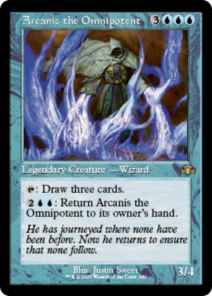 Arcanis the Omnipotent (Retro Frame) (280) [DMR] - MTG Single