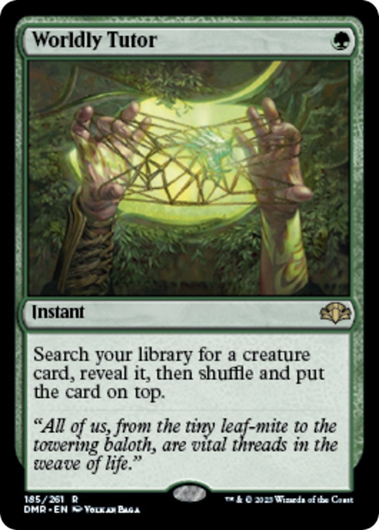Worldly Tutor (185) [DMR] - MTG Single