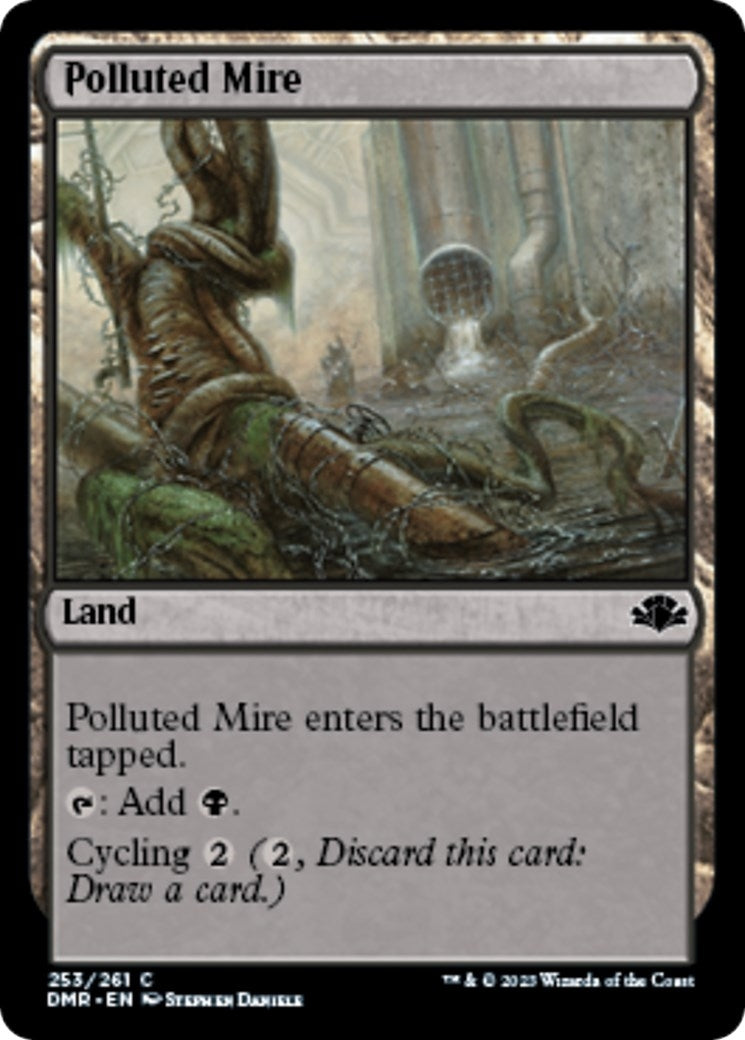 Polluted Mire (253) [DMR] - MTG Single