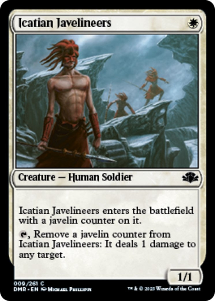Icatian Javelineers (9) [DMR] - MTG Single
