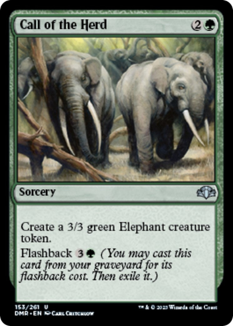 Call of the Herd (153) [DMR] - MTG Single