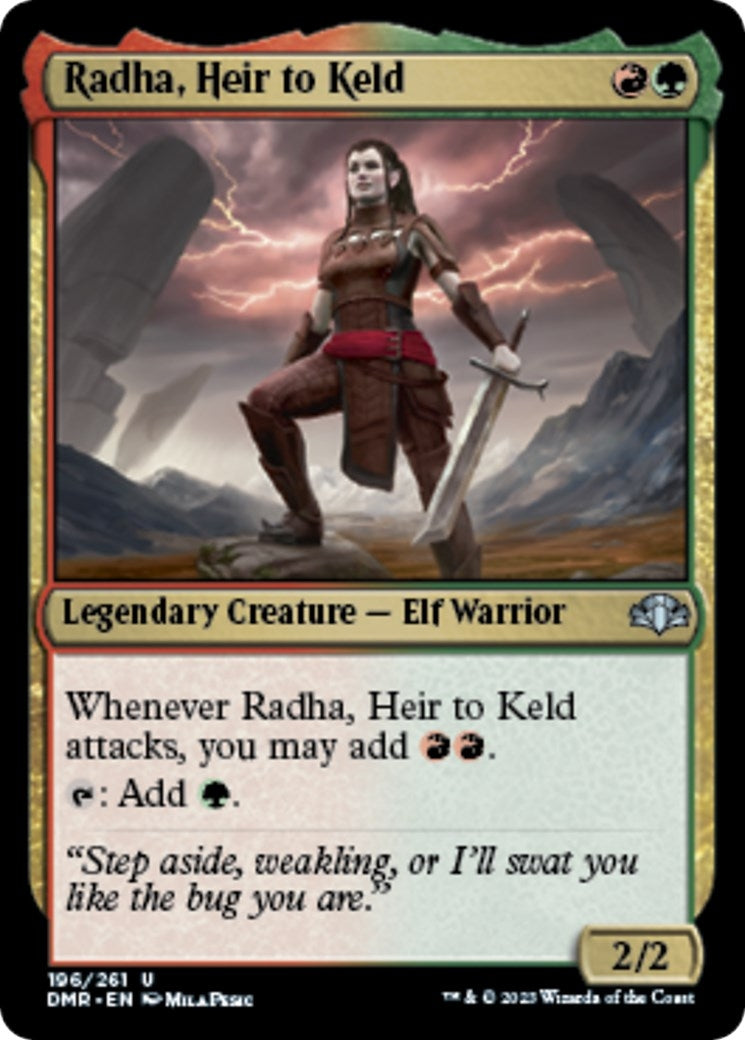 Radha Heir to Keld (196) [DMR] - MTG Single
