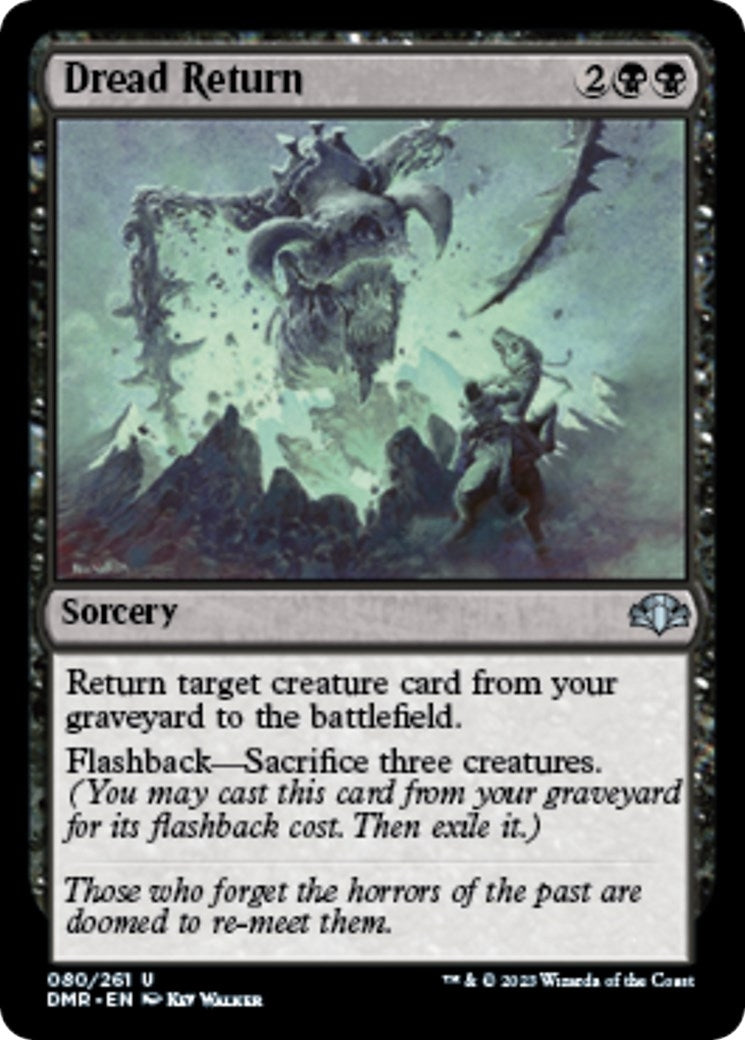 Dread Return (80) [DMR] - MTG Single