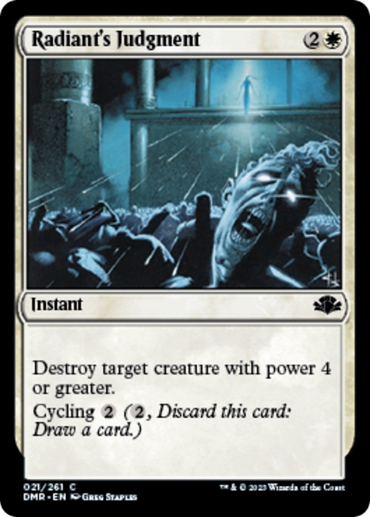 Radiant’s Judgment (21) [DMR] - MTG Single