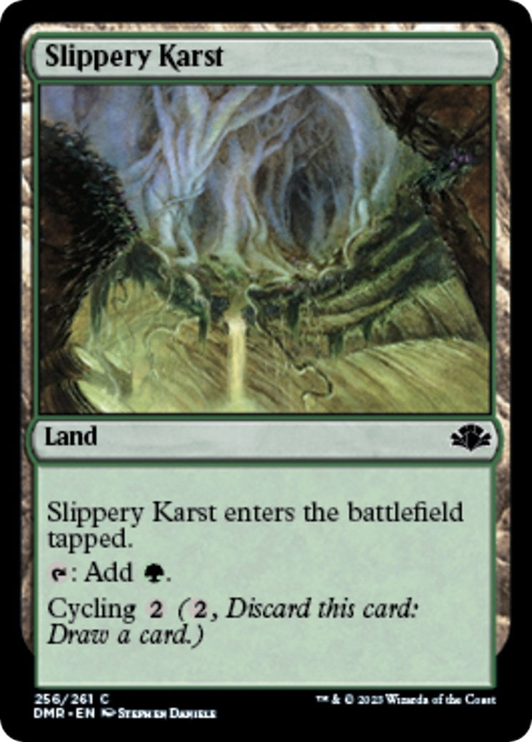 Slippery Karst (256) [DMR] - MTG Single