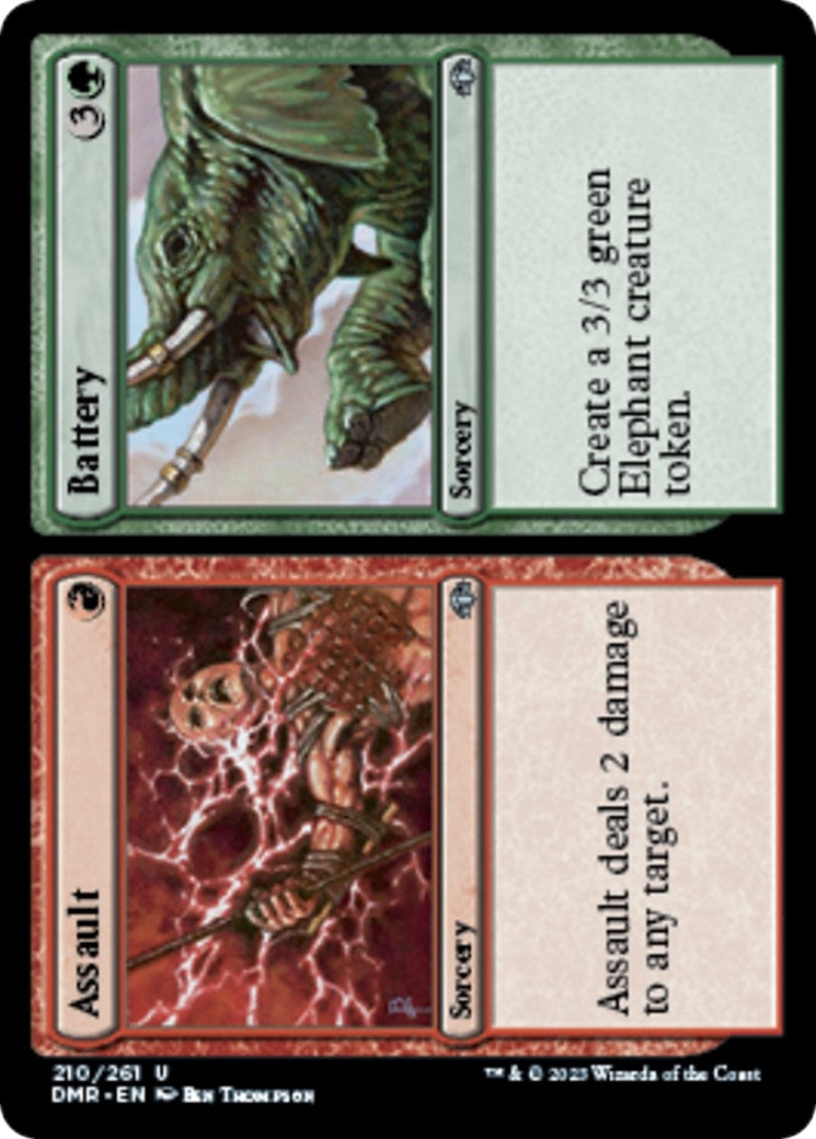 Assault // Battery (210) [DMR] - MTG Single