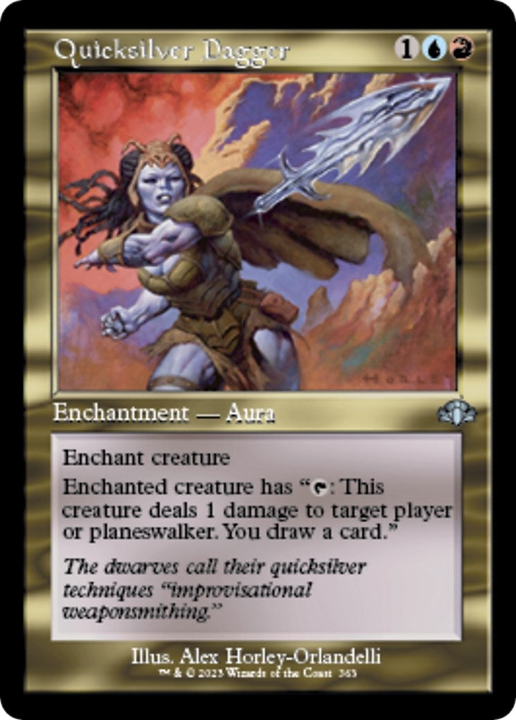 Quicksilver Dagger (Retro Frame) (363) [DMR] - MTG Single