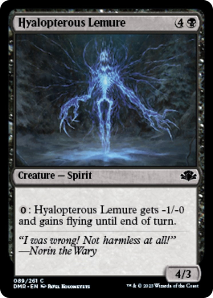 Hyalopterous Lemure (89) [DMR] - MTG Single