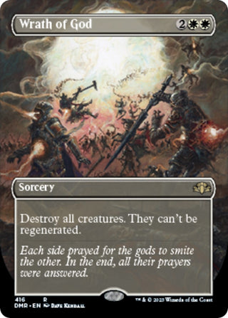 Wrath of God (Borderless) (416) [DMR] - MTG Single