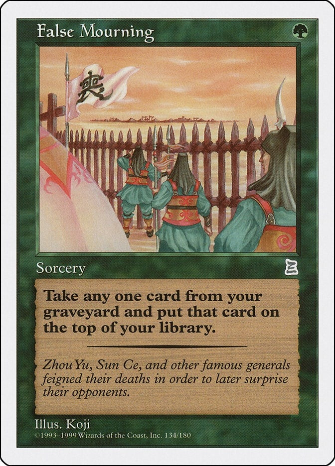 False Mourning (134) [PTK] - MTG Single