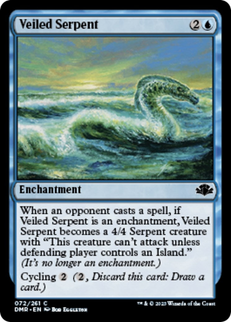 Veiled Serpent (72) [DMR] - MTG Single