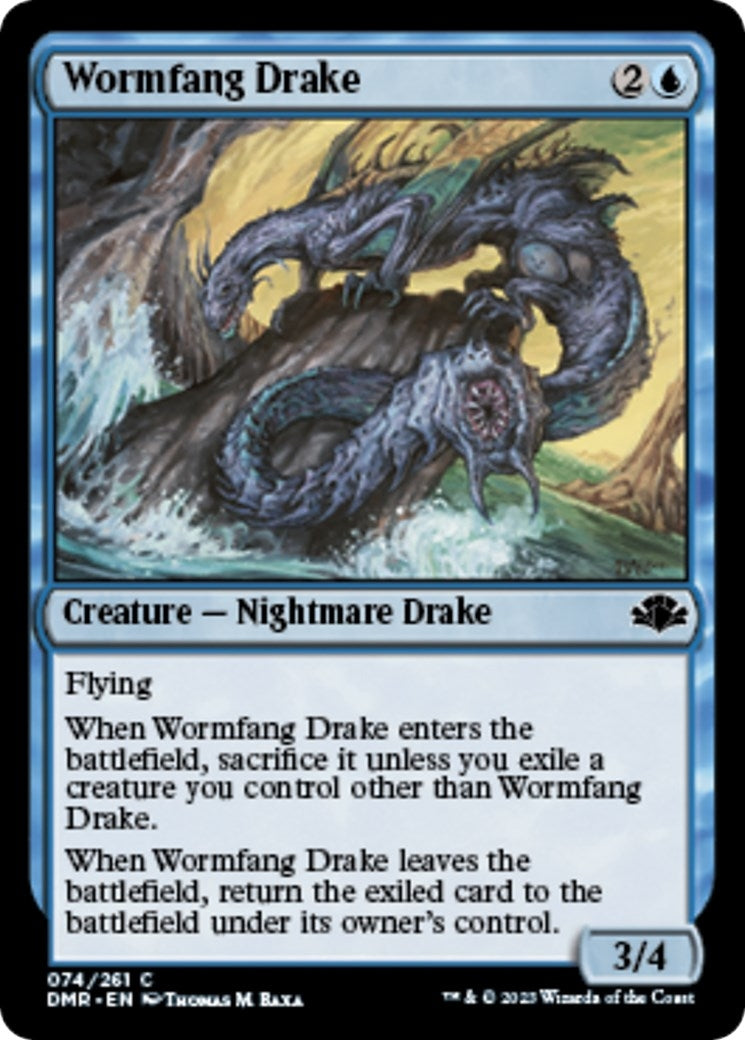 Wormfang Drake (74) [DMR] - MTG Single