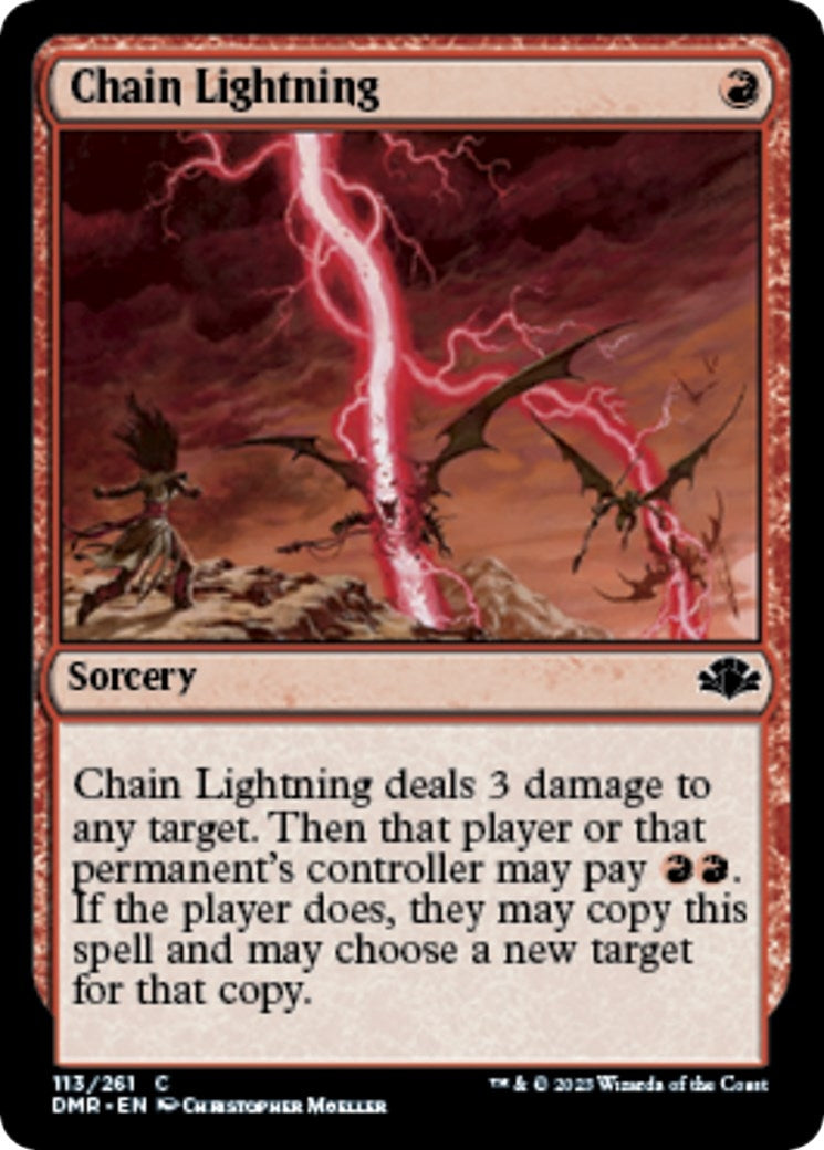 Chain Lightning (113) [DMR] - MTG Single