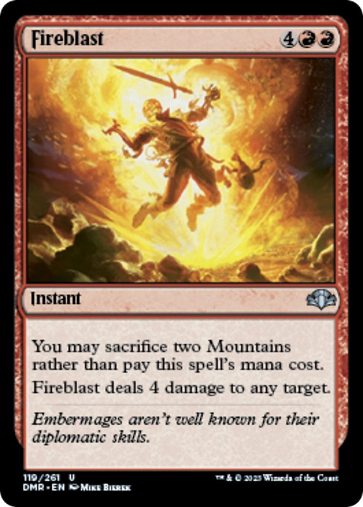 Fireblast (119) [DMR] - MTG Single