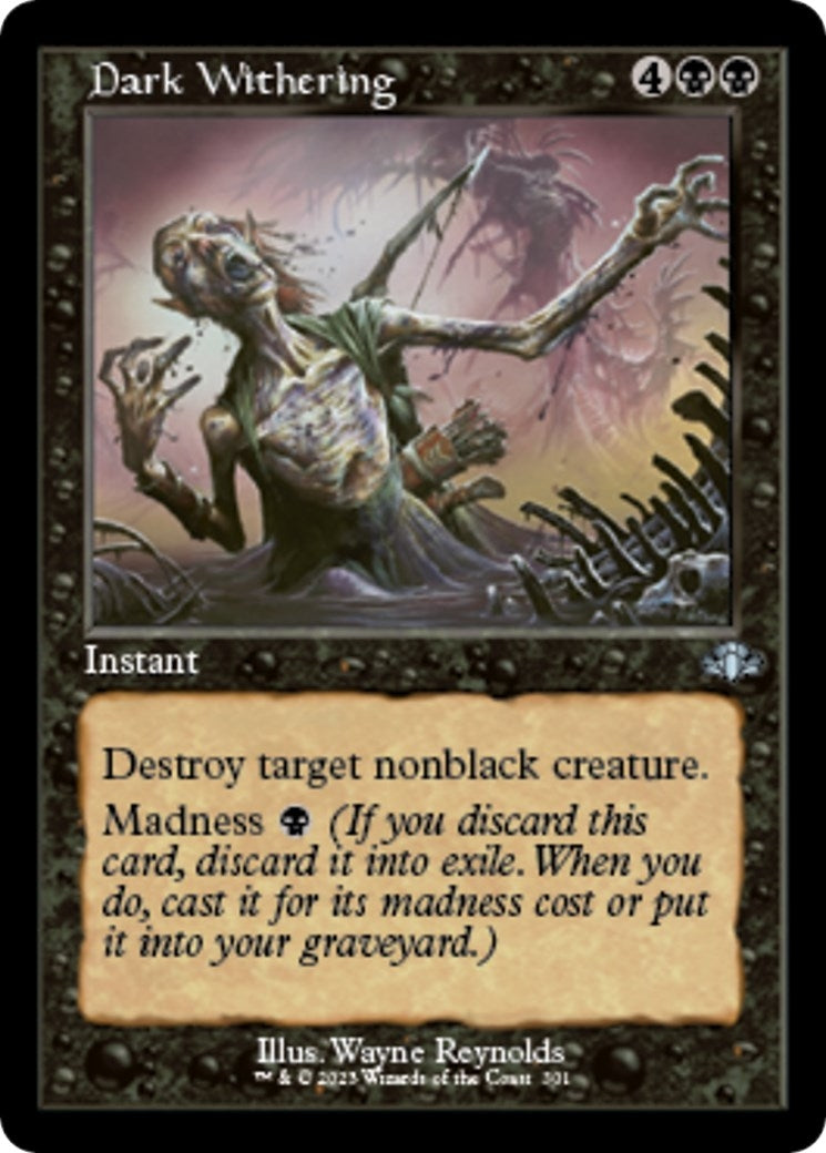 Dark Withering (Retro Frame) (301) [DMR] - MTG Single