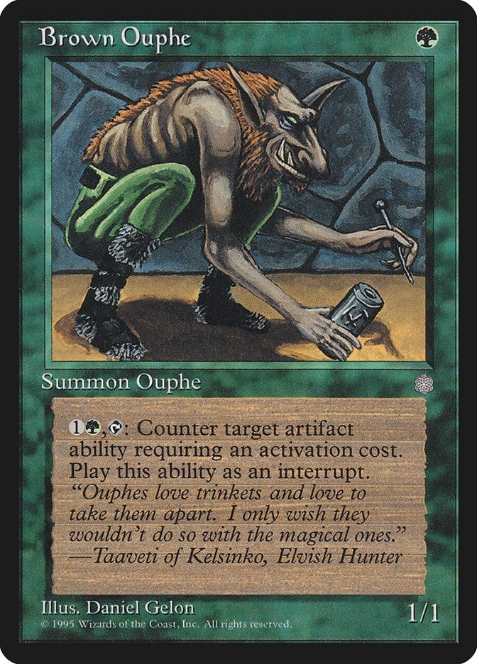 Brown Ouphe [ICE] - MTG Single