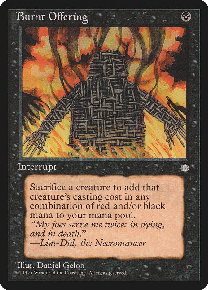 Burnt Offering [ICE] - MTG Single