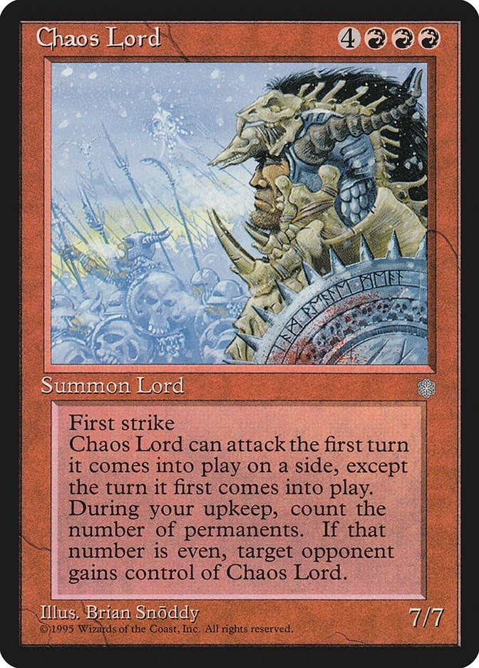 Chaos Lord [ICE] - MTG Single