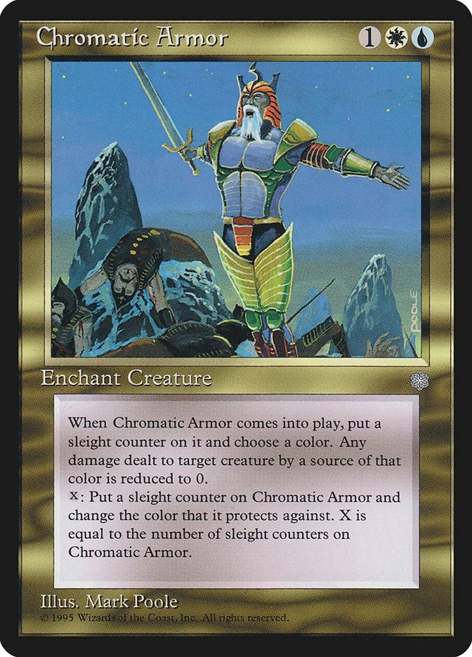 Chromatic Armor [ICE] - MTG Single