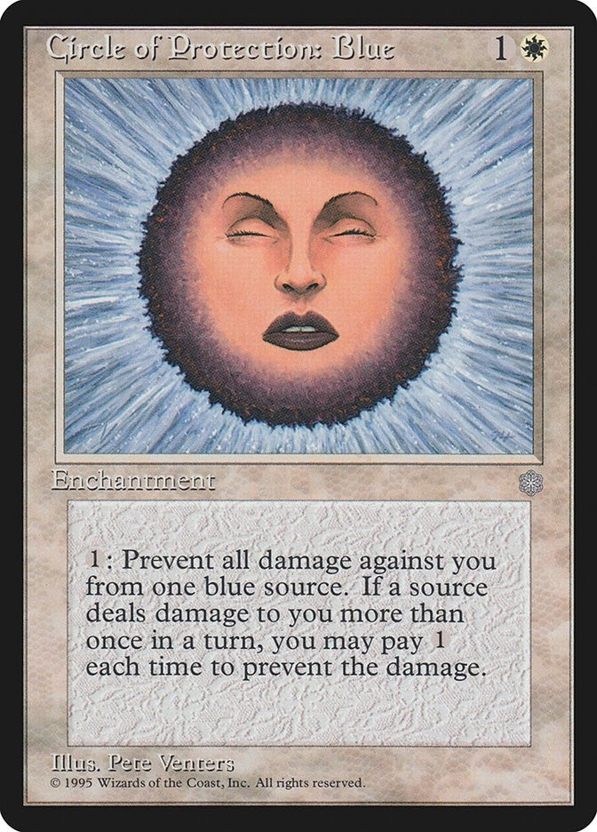 Circle of Protection: Blue [ICE] - MTG Single