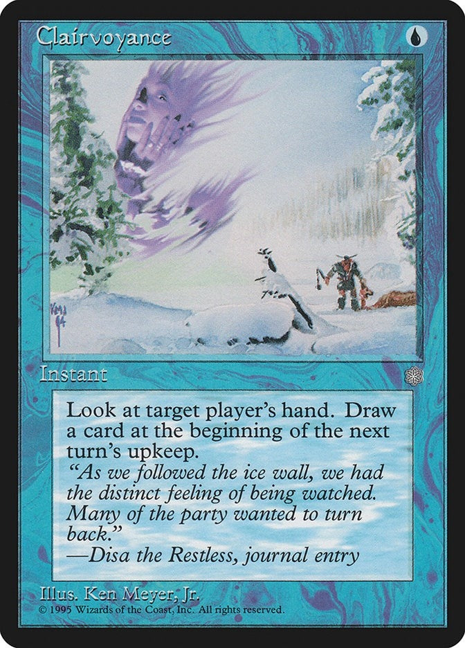 Clairvoyance [ICE] - MTG Single