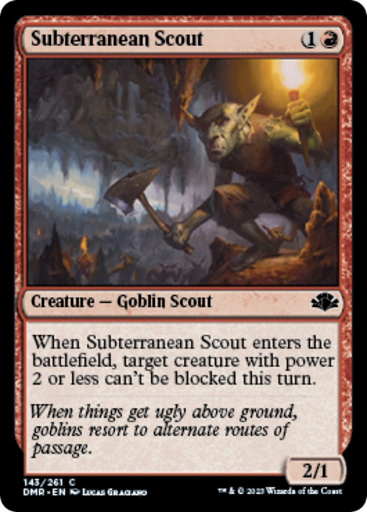 Subterranean Scout (143) [DMR] - MTG Single