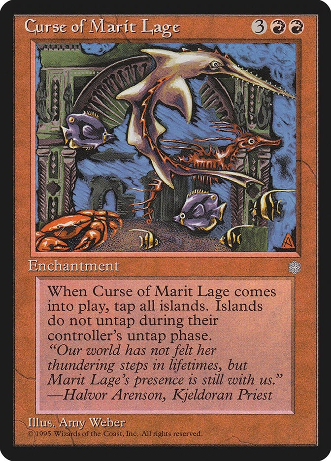 Curse of Marit Lage [ICE] - MTG Single