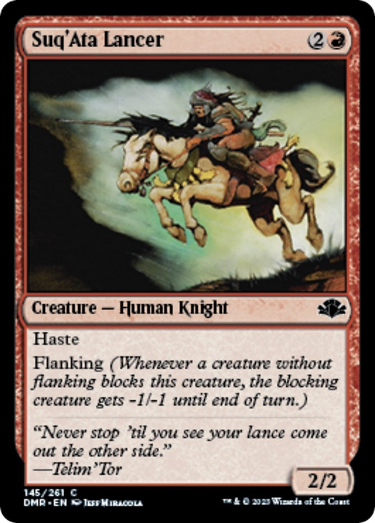 Suq’Ata Lancer (145) [DMR] - MTG Single