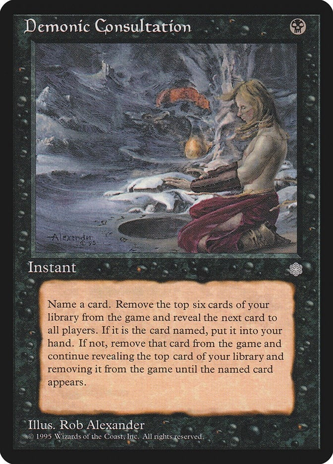 Demonic Consultation (9) [ICE] - MTG Single