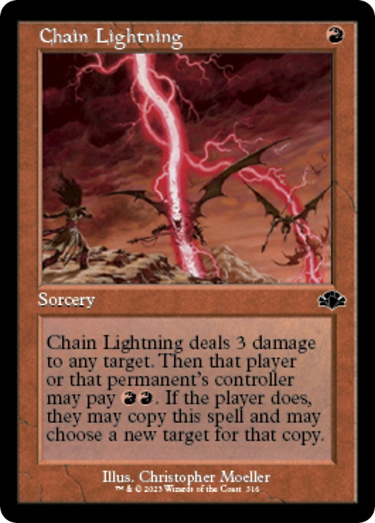 Chain Lightning (Retro Frame) (316) [DMR] - MTG Single
