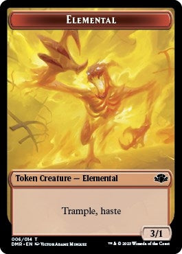 Elemental Token (0) [DMR] - MTG Single
