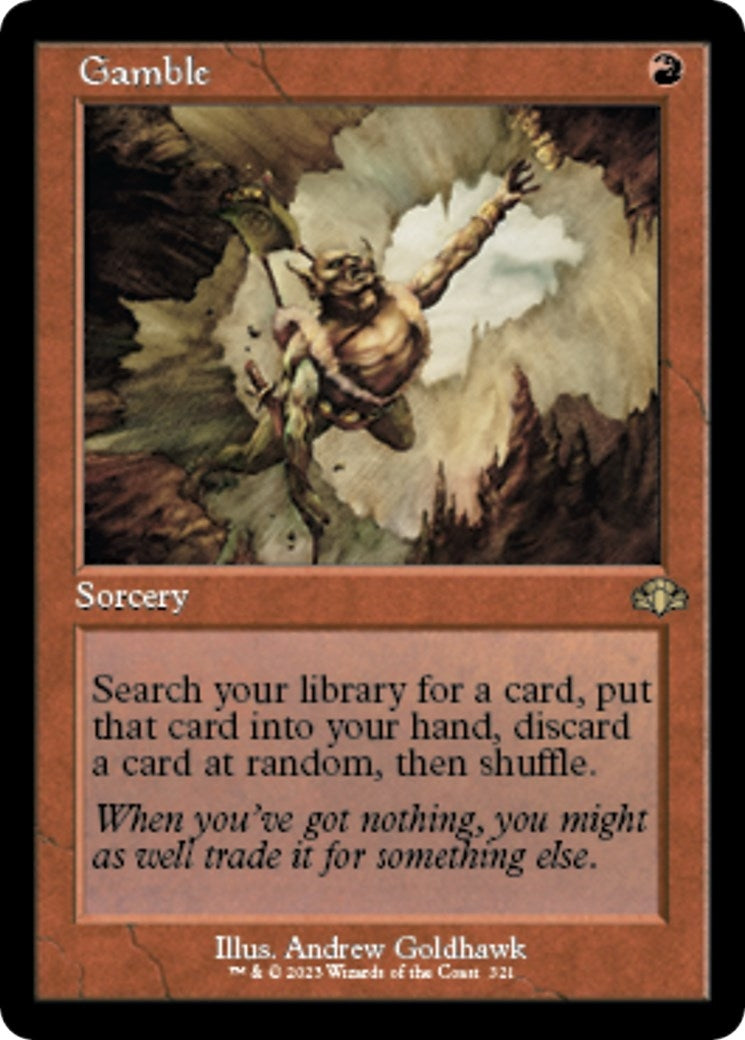 Gamble (Retro Frame) (321) [DMR] - MTG Single