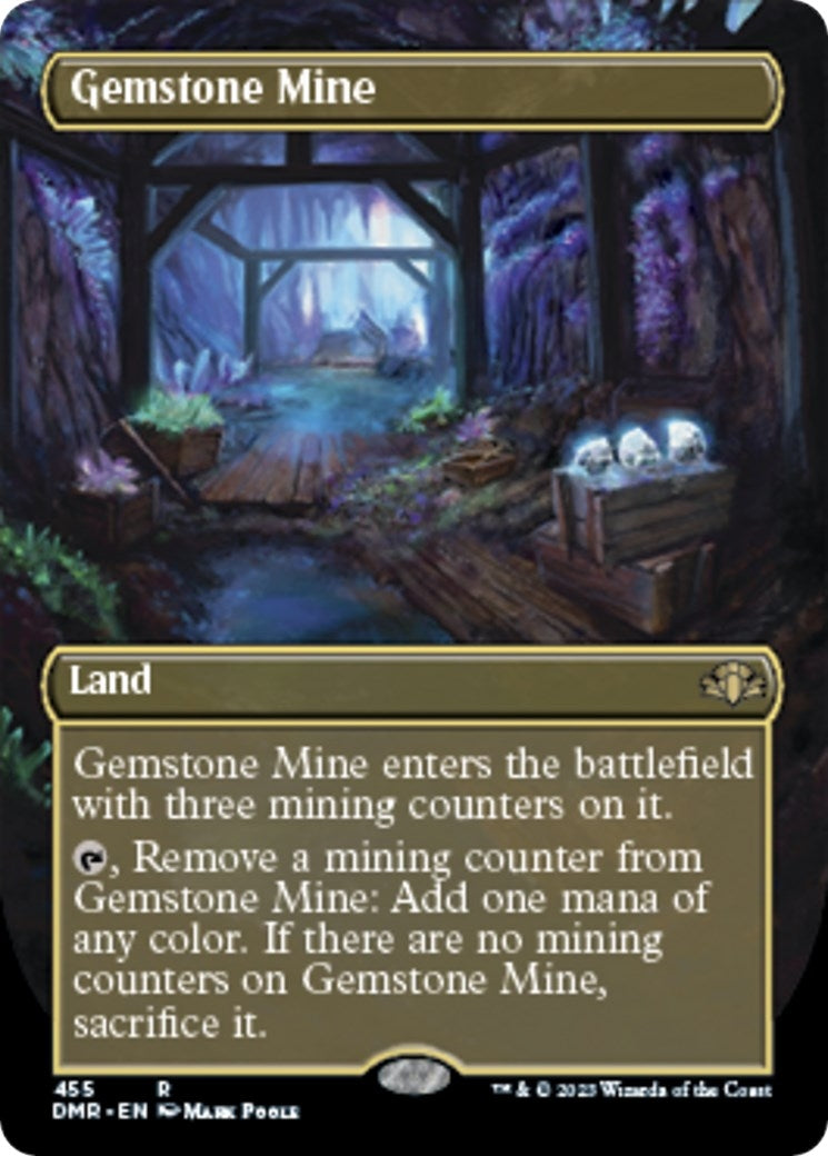 Gemstone Mine (Borderless) (455) [DMR] - MTG Single