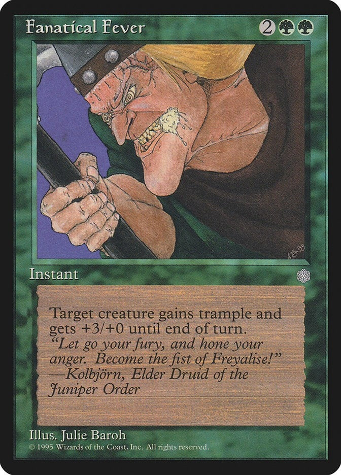 Fanatical Fever [ICE] - MTG Single
