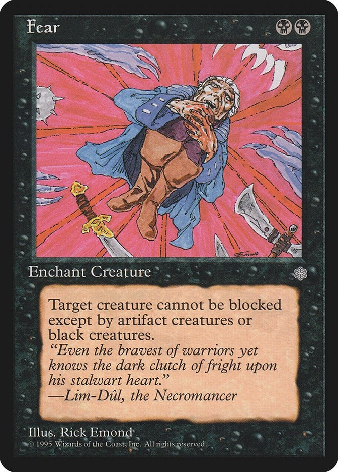 Fear [ICE] - MTG Single