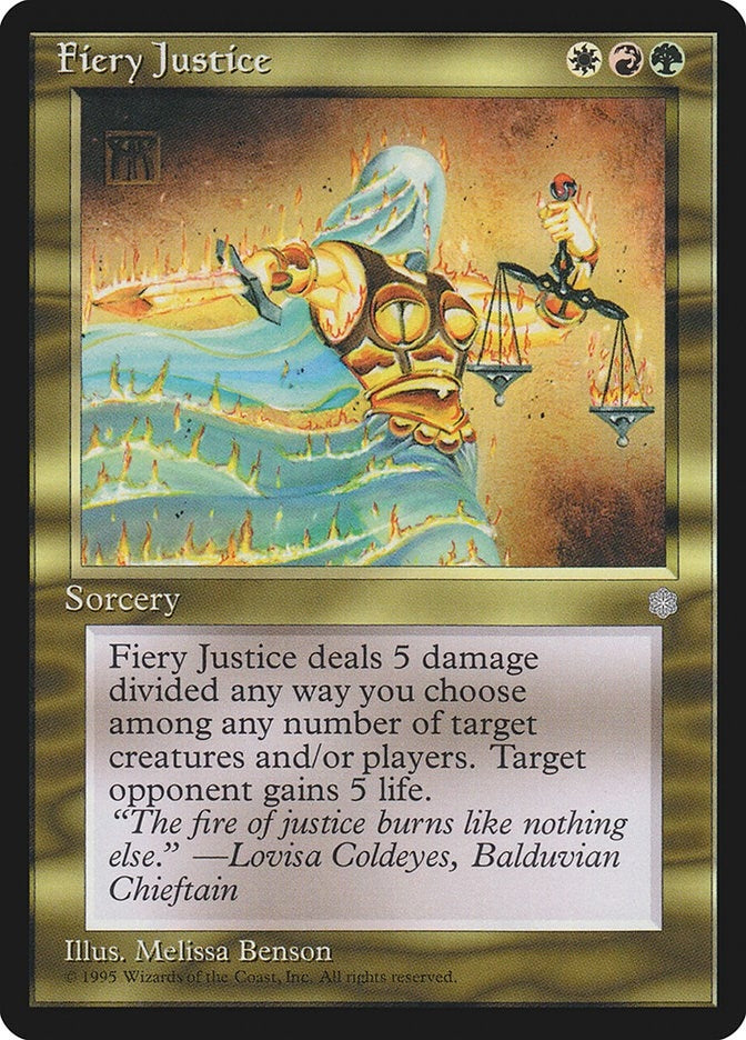Fiery Justice [ICE] - MTG Single