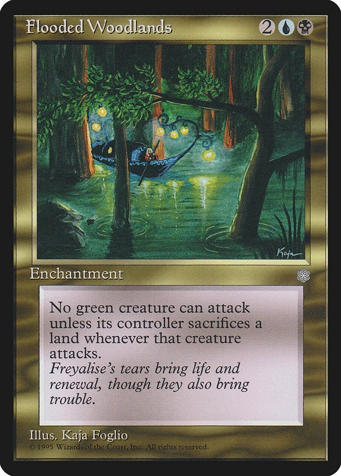 Flooded Woodlands [ICE] - MTG Single