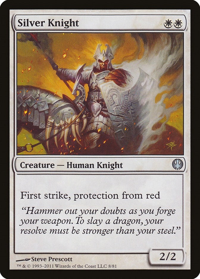Silver Knight (8) [DDG] - MTG Single
