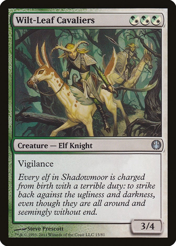 Wilt-Leaf Cavaliers (15) [DDG] - MTG Single